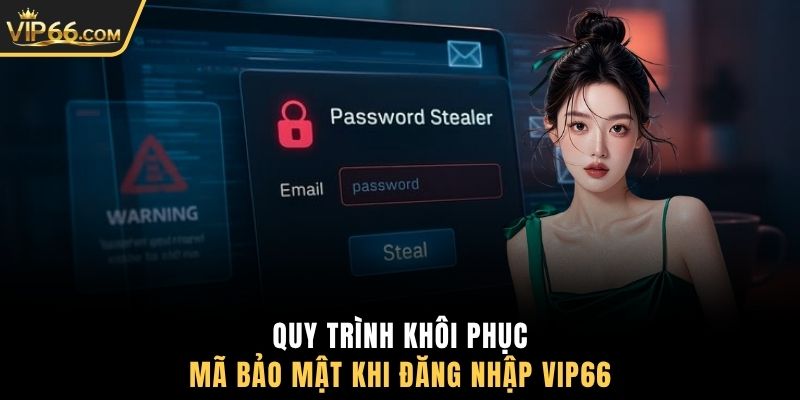 Quy trình khôi phục mã bảo mật khi đăng nhập VIP66